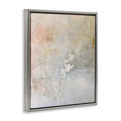 Cadre flottant floral pastel abstrait, design par Creative Studio