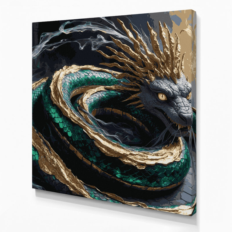 Art mural en toile noire, H 12 po x l 12 po