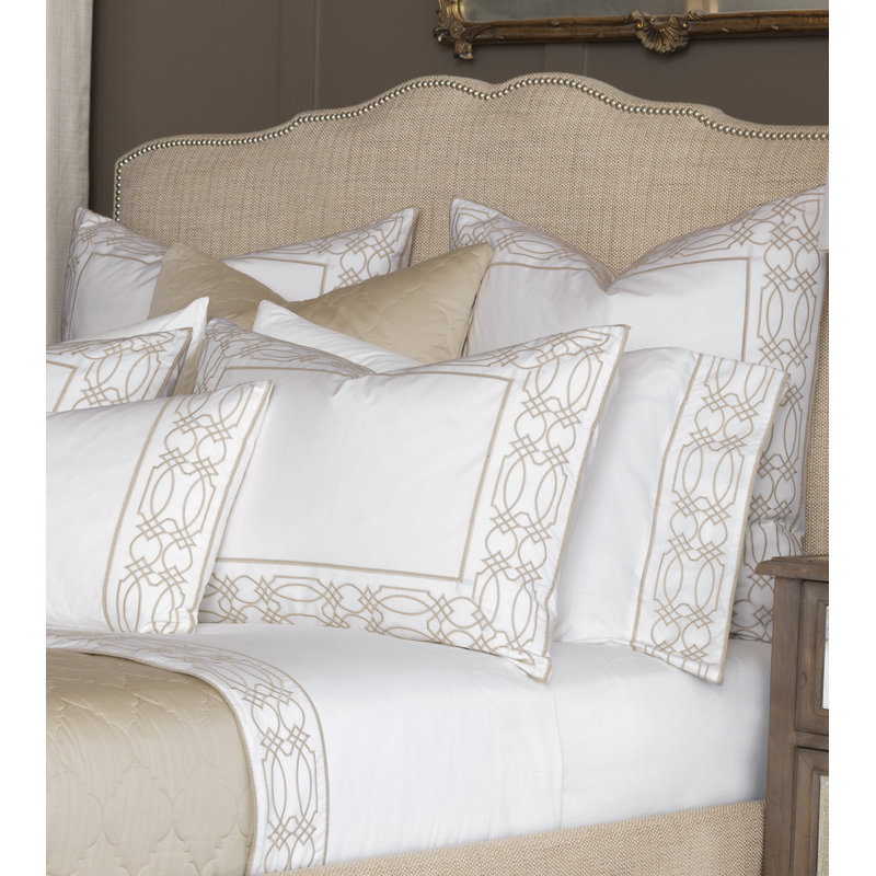 Nicola Pillow Sham, Euro , Gray