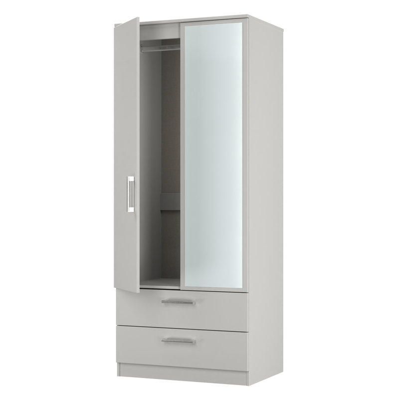 Devon 2 Door 2 Drawer Mirror Wardrobe