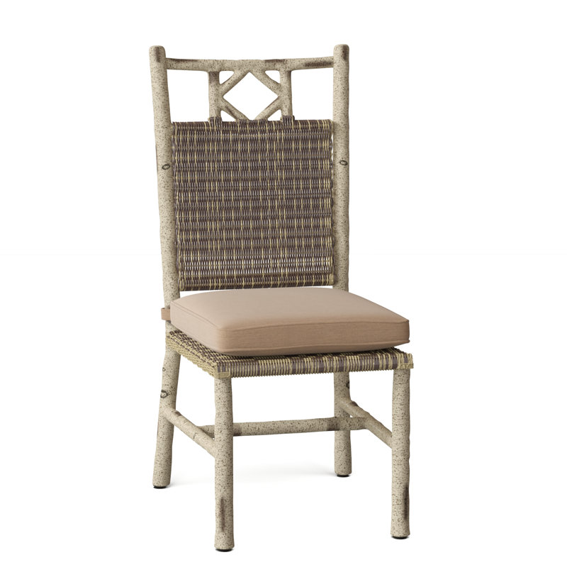 River Run Outdoor Dining Side Chair, Canvas Heather Beige Sunbrella® Canvas