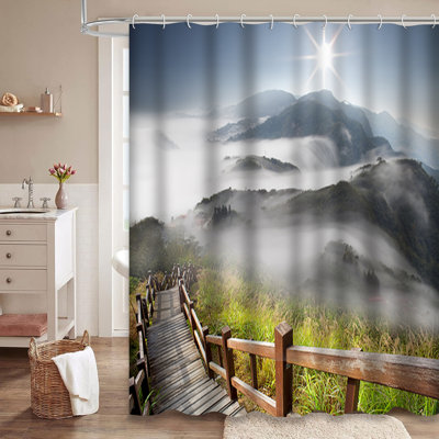 Rideau de douche avec 12 crochets Dramatic Clouds