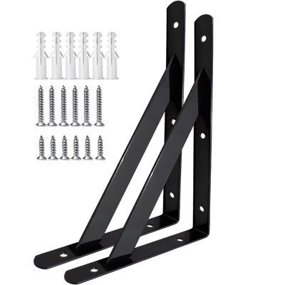 Supports muraux en forme de L flottant 12 pièces Coster