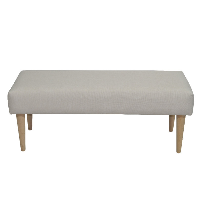 Scandi Polyester Upholstered Bench