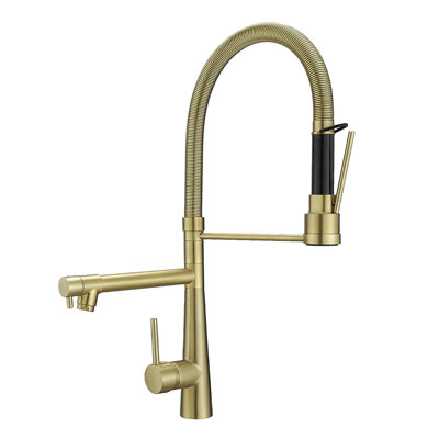 Single Hole Pull Down Kitchen Faucet With Pot Filler Single Handle Kitchen Sink Faucets Stainless Steel Kitchen Basin Taps With Sprayer