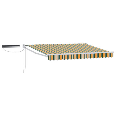 VidaXL Polyester Cover Retractable Patio Awning