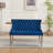 45.6”velvet Upholstered 2-seat Armless Loveseat-55121969-55121970