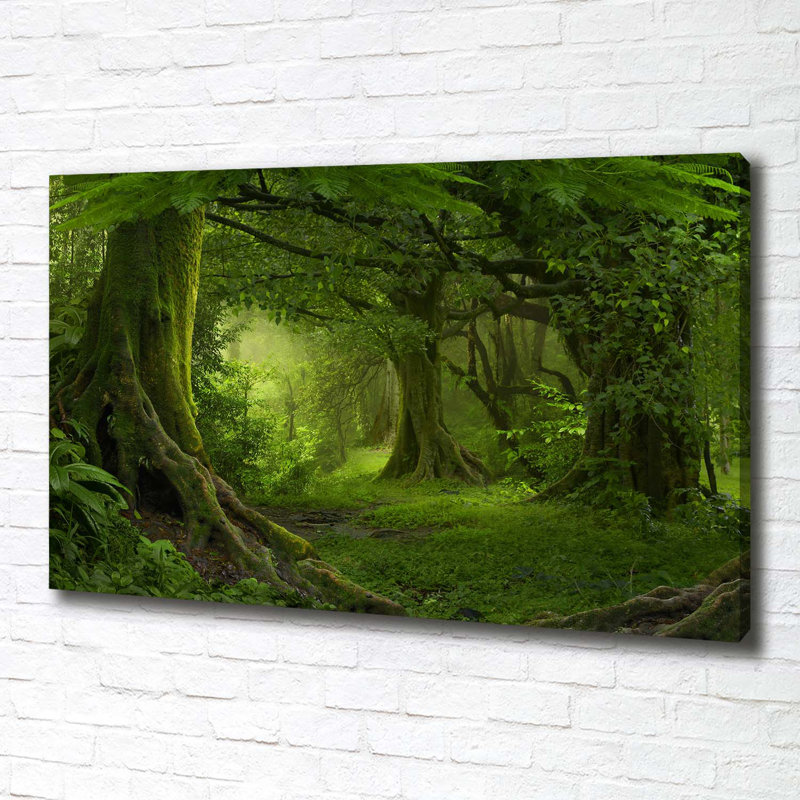 Tropical Jungle - Wrapped Canvas Print
