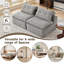 Canapé modulaire rembourré-1015109992
