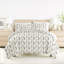 Ensemble de housse de couette en microfibre à motif de literie ultra douce en plumes-105814244