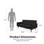 Futon rembourré Lavarious 78,50