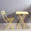 Ensemble bistro 3 pièces de table carrée pliable et chaises-861189387