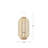 24.8'' H Rattan Floor Lantern