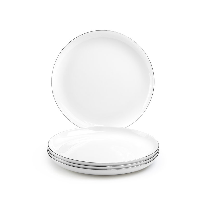 Assiettes à salade / à dessert 8,25 po Bone China Platinum