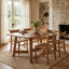 Dining Table with Wood Base