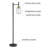 Terew 60.5 " Traditional Floor & Table Lamp Set USB