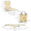 Outsunny Foldable Sun Loungers Beach Chaise Lounge-2142583693