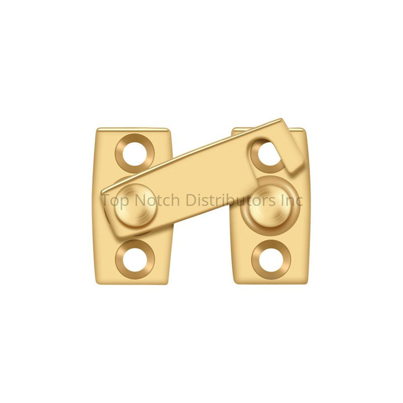 Brass Latch/Catch/Bolt, PVD Bright Brass