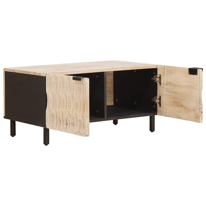 Tarquinio Coffee Table with Storage, White