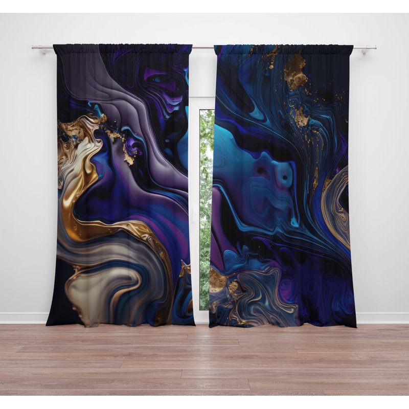 Paire de rideaux obscurcissant en polyester Venerdi, L 40 po x L 52 po