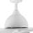 Modern 60 In Intergrated Led Ceiling Fan Lighting With White Abs Blade-787864419-787864428