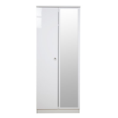 Fully Assembled Lumiere 2 Door Wardrobe