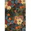 Multi-Coloured Floral Patterned Decorative Rug-747672708