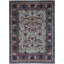 Hand-Knotted High-Quality Blue and Brown Area Rug