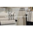 Ilseruth Zero Twist Cotton Ribbed Modern Geometric Border Soft 6 Piece Bathroom Towel Set-1221382215