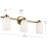 24.25" 3-Light Vanity Light with White Opal Glass-108201989