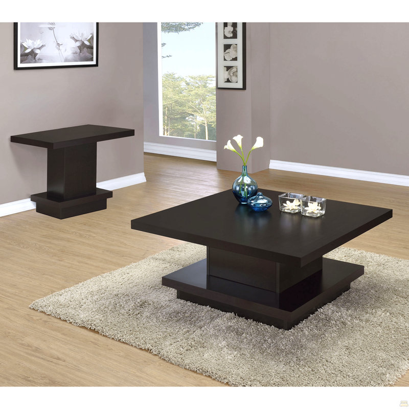 2-Piece Square Coffee And End Table Set