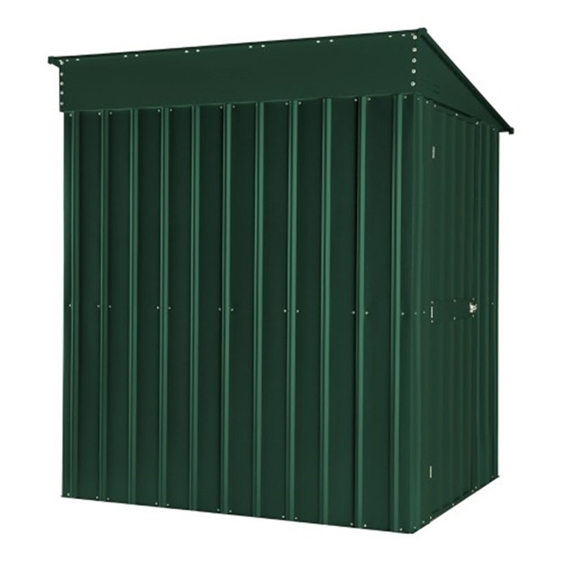 Salford 5 ft. W x 8 ft. D Metal Garden Shed, Heritage Green