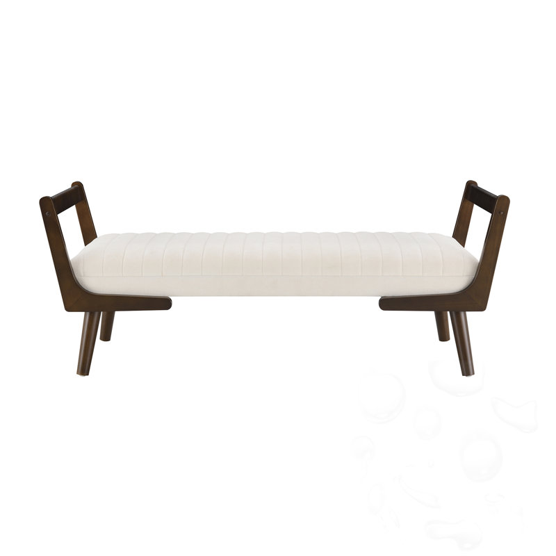 Upholstered Bench, Beige