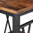 Industrial 2-Tier Side Table With Storage Shelf