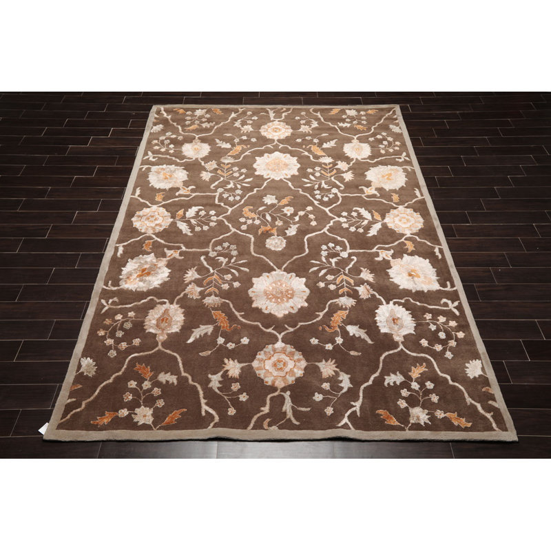 Dones Silk Oriental Indoor Rug