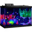 Ensemble d'aquarium 20 gallons avec lumières DEL, chauffe-décor et filtre