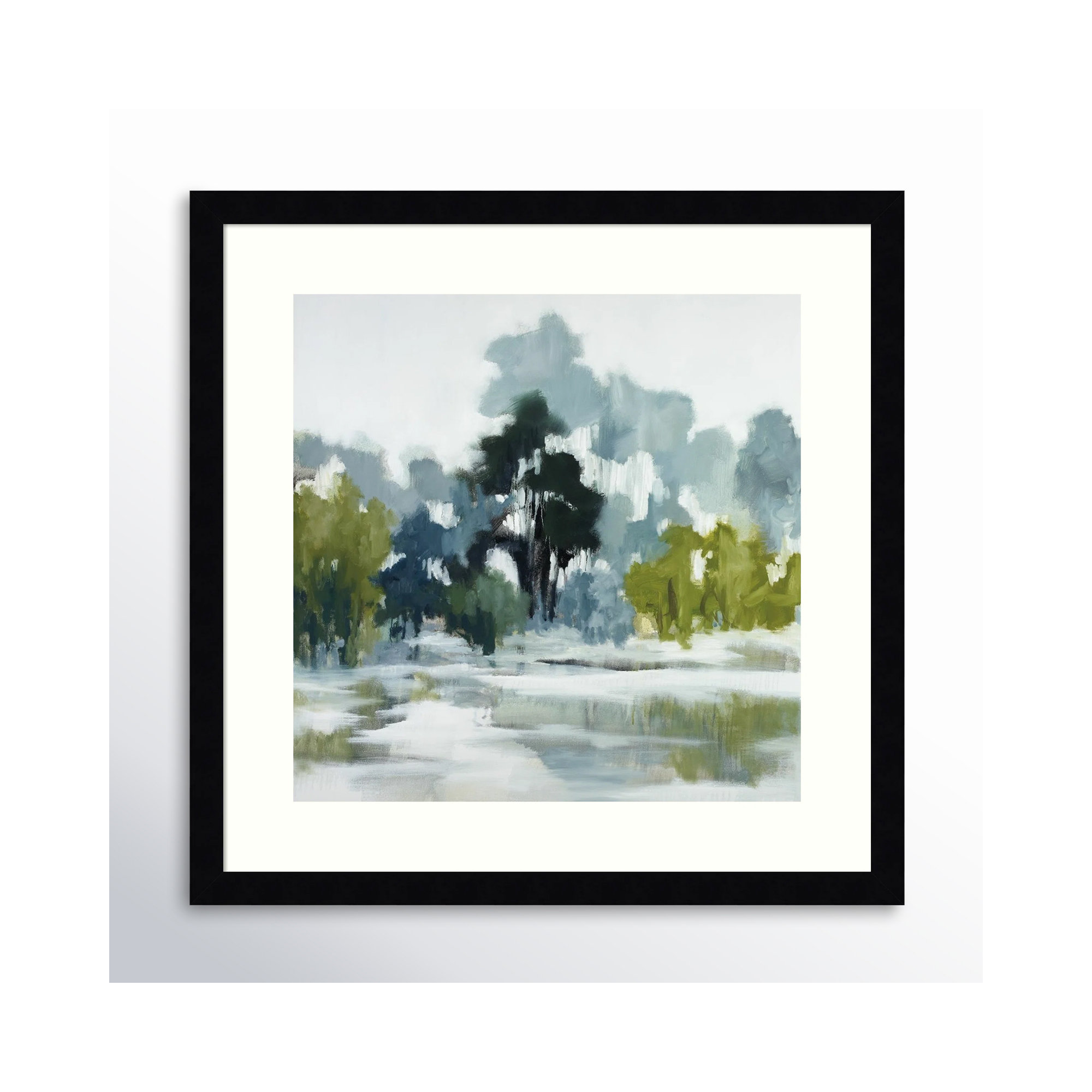 Reflections by Jacqueline Ellens, 41" H x 41" W, Black Framed Paper