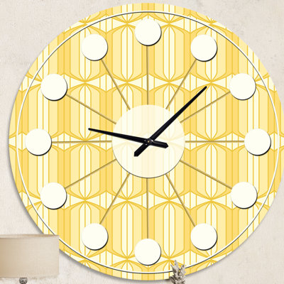 Horloge murale rétro Mid-Century