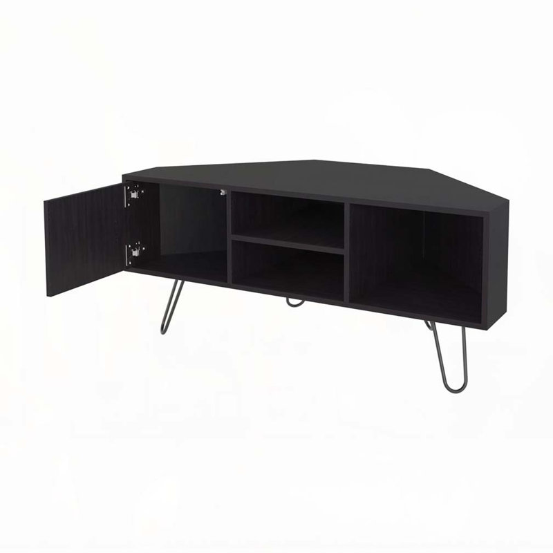 Meuble télé avec rangement ouvert Wengue