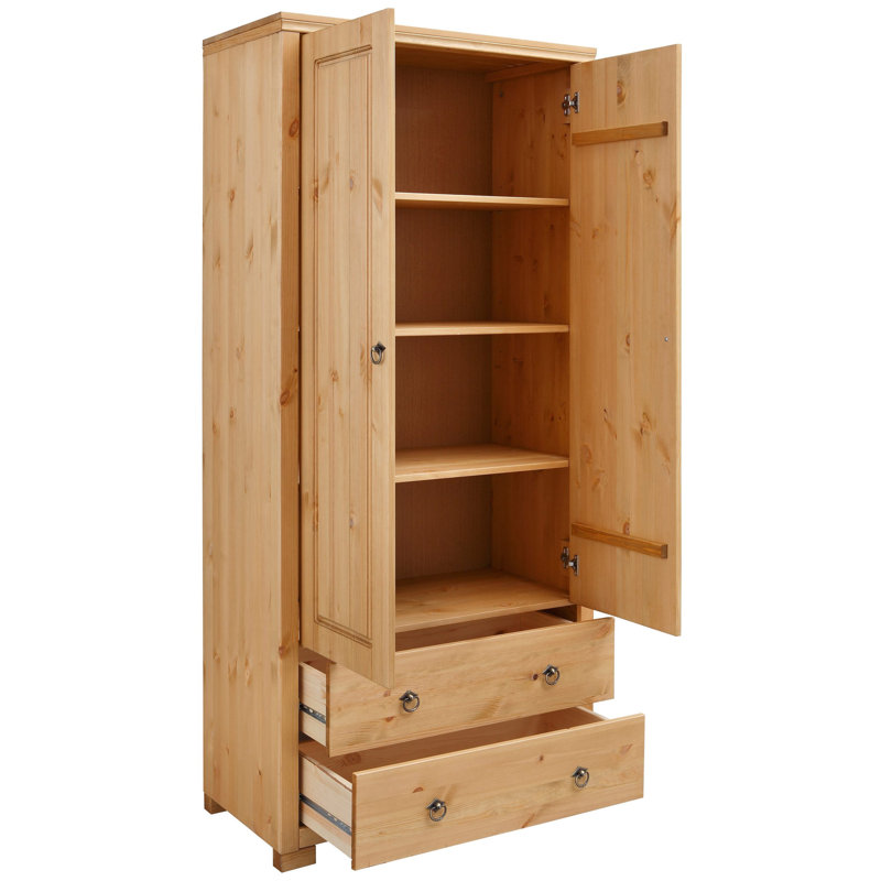 Crisler Display Cabinet, Natural Brown