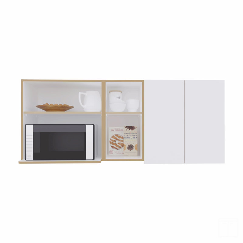 Wall Cabinet, 2 Doors, 4 Shelves
