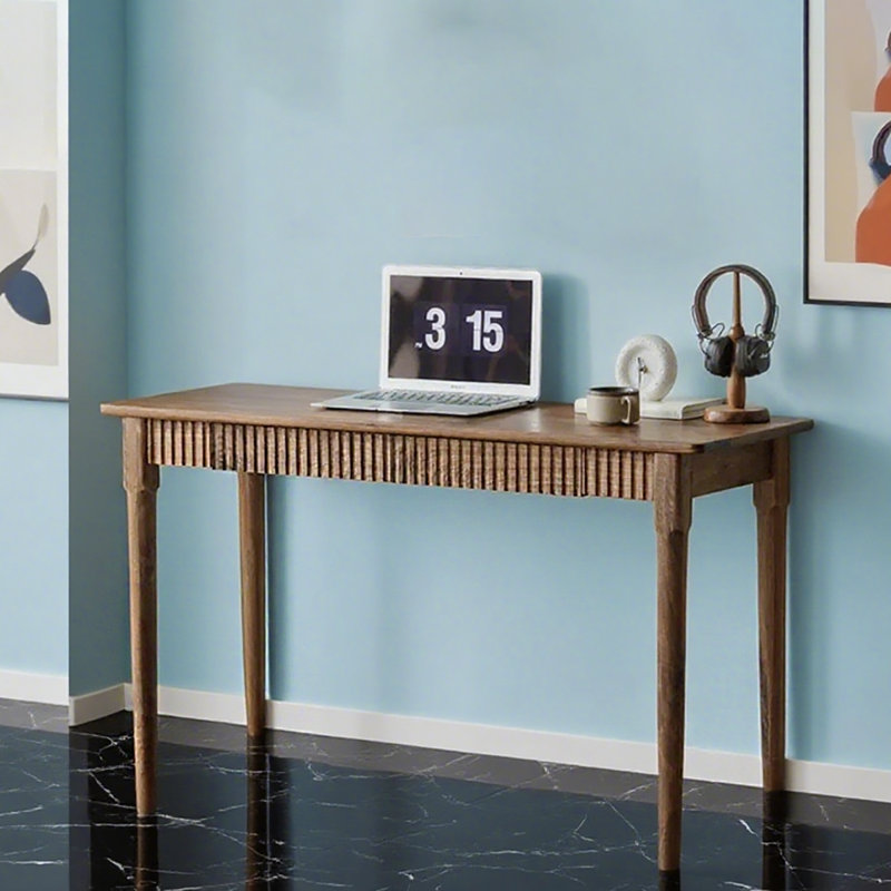 Petit bureau d'appoint en bois massif, H 29,92 po x l 47,24 po x P 15,75 po