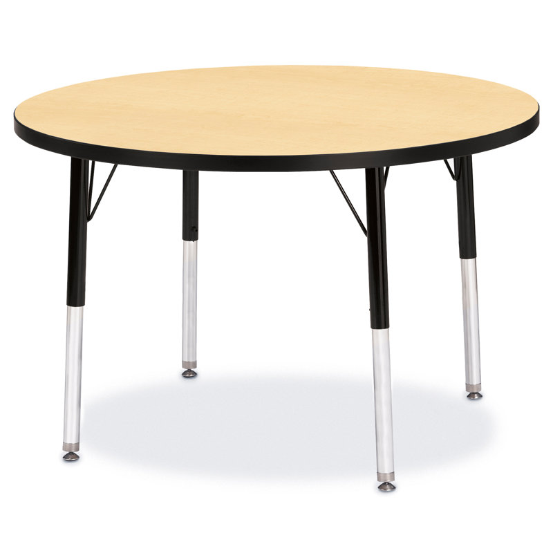 Tables rondes Berries, l 36 po x P 36 po (taille adulte : H 24 po à 31 p, Érable