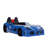 Lunnie Twin Car Bed With Lights, Blue-223773895