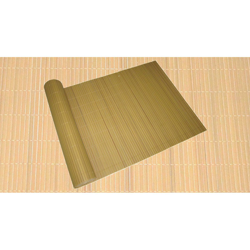 Dania Plastic Yard/Privacy Fence, Bamboo, 90 x 500cm