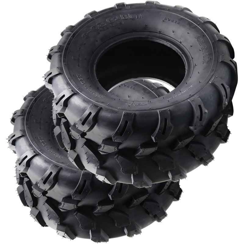 Ensemble de 2 pneus 19x7-8 4pr Tubeless All Terrain ATV Utt