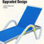 Chaise d'extérieur en polypropylène avec dossier réglable, pour la plage-630831932-630831931