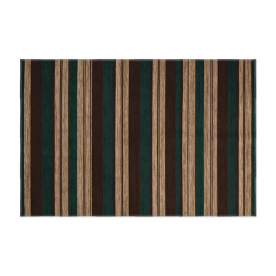 Tapis intérieur / extérieur brun HorizontalStripes