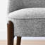 Chaise rembourrée à dossier en bois massif-1117483782