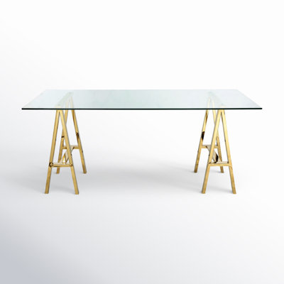 Tigerlily Glass Desk